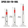 Conjunto S2 Vermelho Pontas de Chave de Fenda Phillips Magnéticas Fortes Alto Torque Antiderrapantes Cabeças de Chave de Fenda Universais Resistentes ao Desgaste