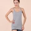 Tendencia de Verano para Mujer Diseño de Lazo en la Espalda Moda Cuello Diamante Camisola Fresca Chaleco Venta al por Mayor Estilo Dulce Versátil
