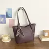 Bolsa Feminina Vintage de Grande Capacidade Nova para o Verão 2026, Popular Este Ano, Bolsa de Ombro Único para Compras, Bolsa Tote para o Trabalho