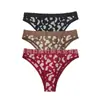 Nuevos Calzoncillos Transfronterizos Europeos y Americanos Xiyin Más Vendidos con Estampado de Vaca Cómodos Elásticos Transpirables para Mujer de Cintura Media