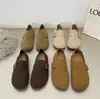 Zapatos planos Birkenstock retro de suela blanda para mujer, nueva colección de otoño 2026, estilo francés, versátiles con vestidos, que aumentan la altura, planos de punta profunda