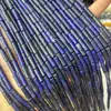 4X13Mm Tubo Tubo Lapislázuli Cilíndrico Tubular Cuenta Tubo Tubo Piedra Semipreciosa Cuentas Cuentas