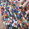 Cuentas Sueltas de Piedra Volcánica de Colores Cilíndricas para Aromaterapia con Aceites Esenciales Piedra Volcánica de Forma Irregular Cuentas Hechas a Mano Accesorios para Joyería DIY