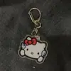 Transfronterizo Nuevo Creativo 2D de Alto Valor Dibujo Animado Lindo Llavero Transparente de Acrílico Accesorios para Mochila de Estudiante