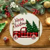 Novos Jogos Americanos Redondos de Natal Mais Vendidos, Jogos Isolantes para Utensílios de Mesa de Linho Resistentes a Manchas, Jogos Americanos Decorativos Simples para Restaurantes Estilo Ocidental