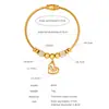 Nueva variedad de colgante de forma estrellas de bebé circón inglés digital pulsera de acero de titanio amor joyería de nicho