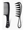 Conjunto de Três Pentes Platinum Fly para Modelar Cabelo para Penteados para Trás e Pompadour, Conjunto de Três Preto com Dentes Largos para Modelagem e Styling