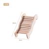 Hamster NC escalera de onda plataforma de escalones bañera cuenca de arena puente de arco juguete valla de madera casa de campo hamster molar