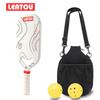 Raquete de Pickleball T700 com Quadro Prensado a Quente Sem Limites Fibra de Carbono Fosca Prensada a Quente Peça Única Raquete de Pickleball