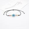 Pulsera nueva estilo coreano flor fresca real flor seca tejida a mano flor de cerezo narcisos cuentas de vidrio cuerda de mano joyería