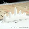 Caneta de cerâmica montanha suporte criativo para pincel de escrita suporte de caneta decoração suporte de caneta em forma de montanha para pincel de escrita caligrafia peso de papel suporte para pincel de escrita