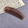 Peine de Sándalo Rojo Peine Doméstico de Dientes Finos Masaje Peine Antiguo de Sándalo Rojo Peine Pequeño de Sándalo