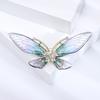 Nuevo broche de mariposa transparente de acrílico de alta gama, ramillete de nicho con sentido del temperamento, accesorios al por mayor, súper hada