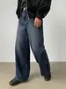 Ropa para Hombre Shanggu: Comercio Transfronterizo Japonés y Coreano Denim Exclusivo Marca de Moda Vintage Americano High Street Pantalones Casuales Rectos para Hombre