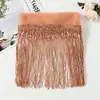 Fabricante Atacado Pontual 20cm Lantejoulas Folha Laser Barba Borla Renda DIY Roupas de Dança Acessórios para Cortina Borda