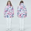 Novo traje de esqui masculino e feminino, conjunto de calças de snowboard duplas, estilo coreano, quente e espesso