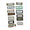 Fornecedor Fabrica Etiquetas de Couro PU de Camada Dupla com Letras Impressas Bem Costuradas para Sapatos, Roupas, Bolsas e Pequenas Sacolas de Vestuário