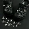 Compatible con Crocs Cadena Dorada con Purpurina Lujo Ligero Pedrería Accesorios DIY Flores para Zapatos Decoración de Girasol Hebillas para Zapatos Mayoreo