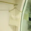 2026 Principios de Primavera Estilo Puro Deseo Camisola Romántica de Encaje con Cuello en V, Cómoda y Transpirable, Copas Fijas Sin Costuras, Espalda Bonita en Forma de V