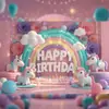 Fondo de Tela para Cumpleaños Infantil de Unicornio Transfronterizo Fiesta Banner de Comercio Exterior de Amazon Tela de Fondo para Fotografía Accesorios para Fotos