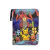 Álbum de Cartas Pokemon 4 Ranuras 9 Compartimentos Pokemon Cuero Colección Álbum Transfronterizo Dropshipping Tarjeta Cremallera Almacenamiento Álbum Bolsa