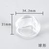 Ângulo Anti-colisão Adesivo de Canto de Silicone Transparente Canto de Mesa Armário Coifa Canto Anti-colisão Capa Protetora de Canto Triângulo Anti-colisão