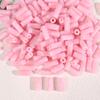 20 Piezas/Paquete Cuentas Cilíndricas Degradadas Bicolor Acrílicas Cuentas Espaciadoras Imitación Jade Tira Larga Cuentas Tubo Largo Accesorios DIY