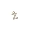 Acessórios de Pingente de Letra com Strass Cruzado Europeu e Americano Moda Elegante Versátil Pingente de Liga Material para Acessórios de Joias DIY