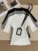 Blusa Lisa Minimalista de Cinco Mangas para Mulheres Primavera Verão Outono Slim Fit Versátil para o Dia a Dia Camiseta de Manga Média Camada Base