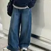 Conjunto para Niñas 2026 Otoño Nuevas Llegadas para Niños Medianos y Mayores Sudadera de Imitación Dos Piezas Jeans Ropa de Otoño para Niños Conjunto de Dos Piezas Estilo Coreano