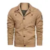Amazon AliExpress Transfronteiriço Jaqueta Masculina Algodão Puro Casual Europeia e Americana Jaqueta de Trabalho Militar tamanho plus Jaqueta Masculina Fabricantes