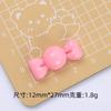 Accesorios de Resina Venta al por Mayor Pegamento Crema Pasador para el Cabello Hecho a Mano DIY Agujero Hebilla para Zapato Material para Joyería Dibujo Animado Colorido Malvaviscos