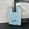 Bolsa Tricotada com Senso Avançado Nova Bolsa de Pulso de Desenho Animado Bolsa de Férias Bolsa de Mão Nicho Versátil Bolsa de Mão Bolsa de Presente