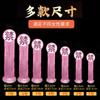 Ovo-livre pênis transparente silicone cristal simulação grande, médio e pequeno masturbação feminina vara vibrador brinquedos sexuais