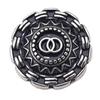 Botão fivela de metal fivela de terno casaco formal de tweed casaco círculo duplo acessórios de vestuário botão atacado botão costura à mão