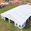 Barraca de casamento de estilo europeu com efeito de estufa ao ar livre Tenda humana Atividade Celebração Barraca de armazenamento de liga de alumínio espinha de peixe de casamento