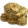 Atacado cobre corajoso unicórnio dragão tartaruga um par de três pernas sapo dourado couro colina quatro besta ornamentos carro ornamentos console central decoração