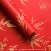 Día de San Valentín Chino Papel de Envoltura para Ramo Sombra de Bambú Papel Fenghua Impermeable Engrosado Papel de Envoltura para Flores Artísticas Florales Material DIY Hecho a Mano