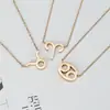 Fábrica de origen de joyería europea y americana accesorios colgante de los doce signos del zodíaco collar DIY accesorios brillantes de los doce signos del zodíaco