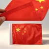 Decoración de bandera roja pequeña con ventosa universal para el hogar y la oficina, bandera roja de cinco estrellas, bandera nacional, bandera decorativa