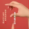 Tienda de Fábrica Pulsera de Ágata Blanca Fidelity con Cuentas de Jade Hetian Pulsera de Cristal para Niña Joyería para Mujer Regalo