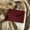 Sobre Textura Arpillera Color Sencillo Estilo Retro Occidental Carta de Amor Papelería Escrita a Mano Sobre Sello de Cera Juego de Papel para Cartas