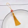 Adornos de Borlas Rojas con el Personaje "" Accesorios DIY para Cajas de Dulces de Boda, Sobres Rojos, Marcadores de Libros, Borlas para Ropa, Venta al por Mayor desde el Fabricante
