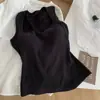Camisola Bonita com Decote Quadrado, Alças Largas e Costas Lindas para Mulheres com Bojos, Adequada para Usar por Baixo ou por Cima, Emagrecimento, Esconde os Seios Laterais, Top Base Sem Mangas