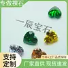 Fabricantes de Wuzhou gema artificial de color en forma de corazón 3*3-12*12 piedra suelta circonita accesorios para manualidades