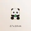 Broche Panda Tesoro Nacional Estilo Chino Lindo Original Panda Gigante Insignia de Metal Hebilla de Bolso para Hombres y Mujeres Pin Decoración