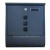 Buzón de Pared con Cerradura, Buzón de Sugerencias, Buzón para Periódicos de Villa, Buzón para Exteriores, Buzón Impermeable de Aluminio Fundido, Tipo Montaje en Pared