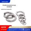 304 aço inoxidável máquina de lavar mola abertura lavadora de molas de metal GB93M4M5M6M8M10M12-M2