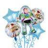 Balão de Alumínio Toy Story de 18 polegadas Transfronteiriço Woody Cowgirl Buth Lightyear Balão de Alumínio Amadeirado