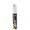 Plumón universal negro para retoque de pintura de coche, plumón de pintura negro puro negro mate, reparación de rayones, reparación de desconchones de pintura, plumón de pintura para coche con pincel especial